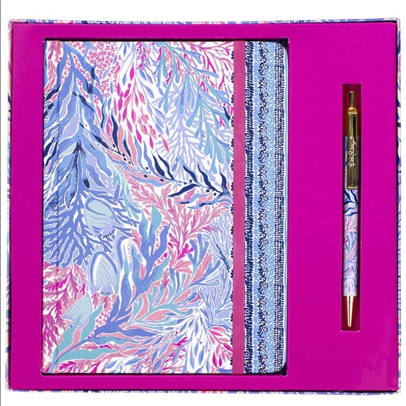 Lilly Pulitzer Other - Lilly Pulitzer Journal Set Vegan Black Ink Boxed